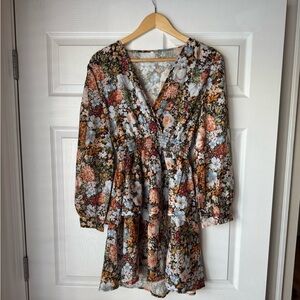Floral Long Sleeve Dress